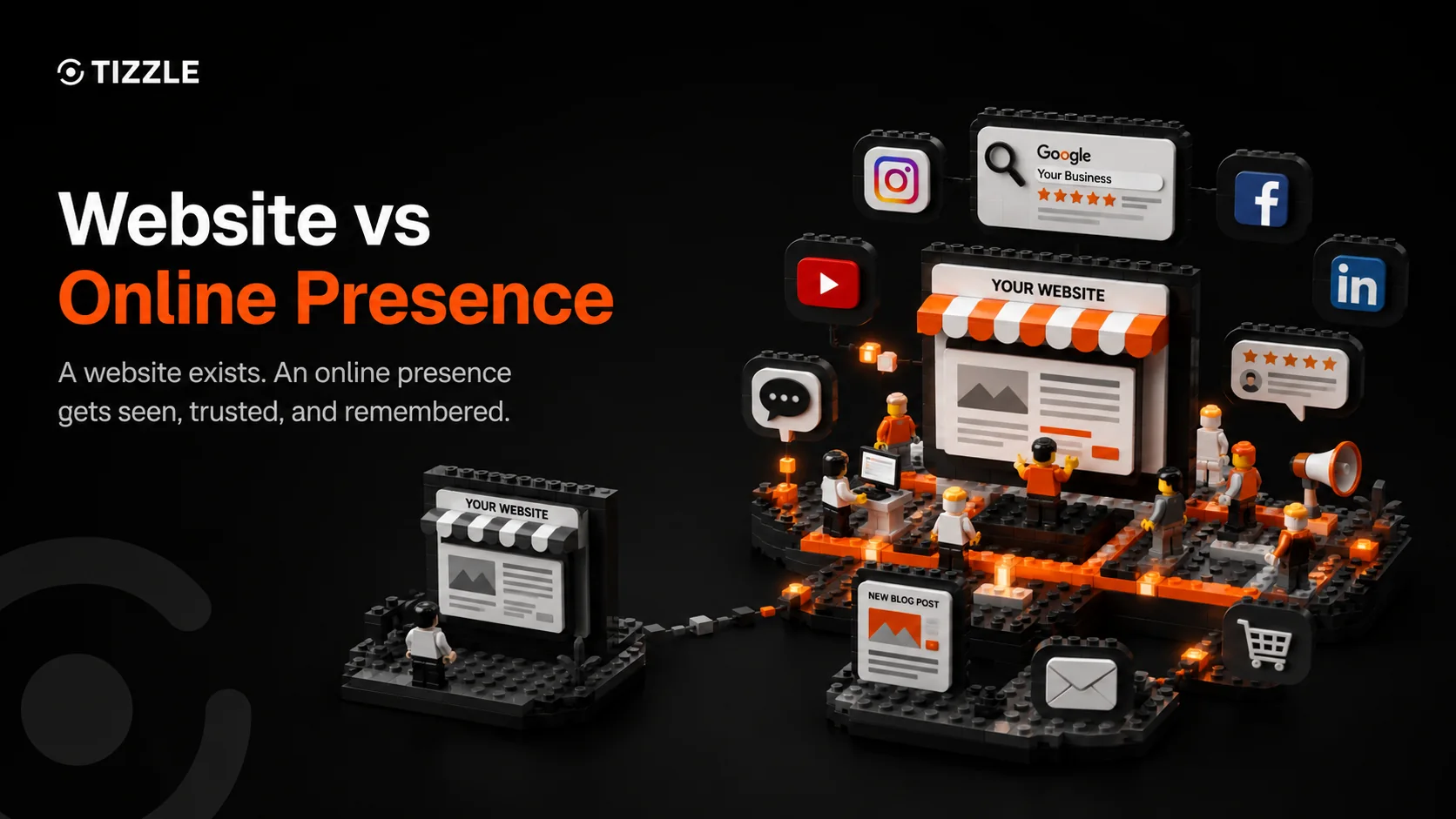 The Difference Between Having a Website and Having an Online Presence editorial cover